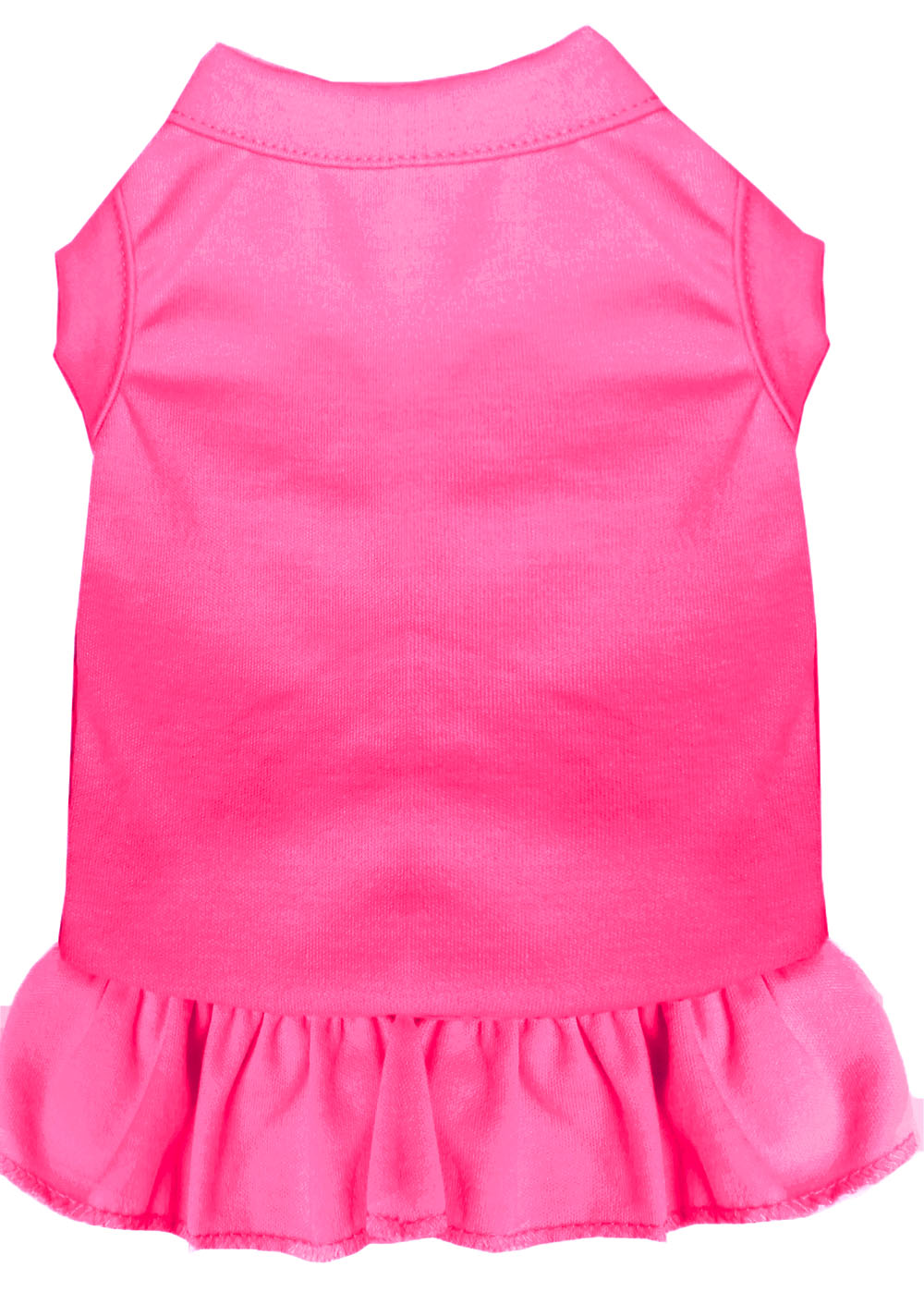 Plain Pet Dress Bright Pink XS